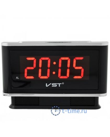 Часы сетевые Vst VST721-1 часы 220В красн.цифры-30
