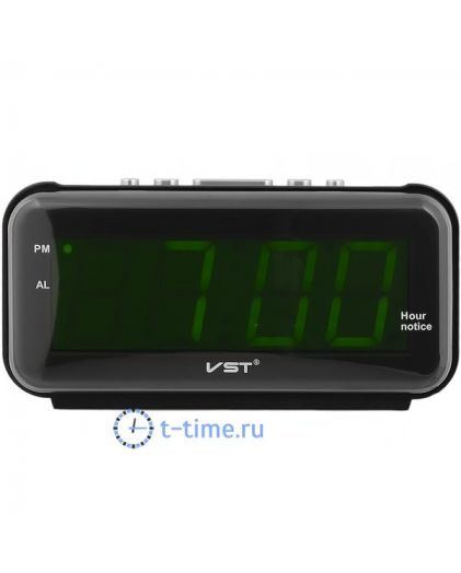 Часы сетевые Vst VST806T-2 часы зел.цифры (говорящие)-60