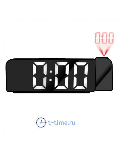 VST X8013-6 бел цифры (черн) + USB (без адаптера)