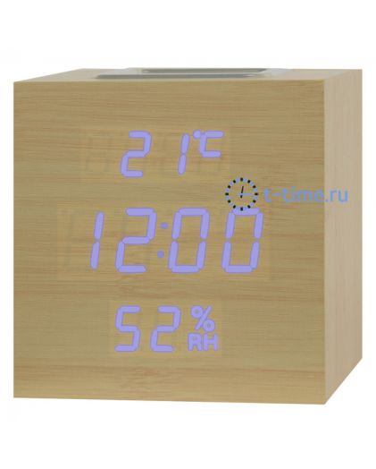 VST878S-5 син цифры (жёлт.) + USB (без адаптера)