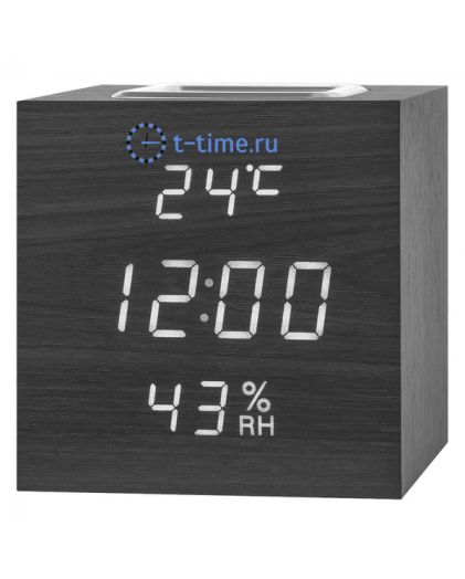 VST878S-6 бел. цифры (черный)+USB кабель (без адаптера)