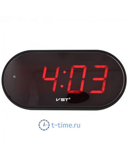 VST801-1 часы 220В красн.цифры+блок-30