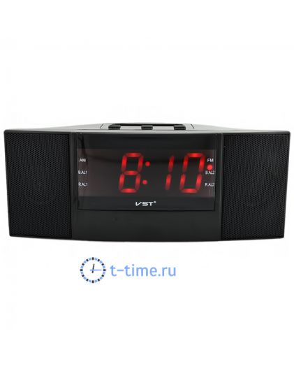 VST907-1 220В+ радио красн.цифры+ блок