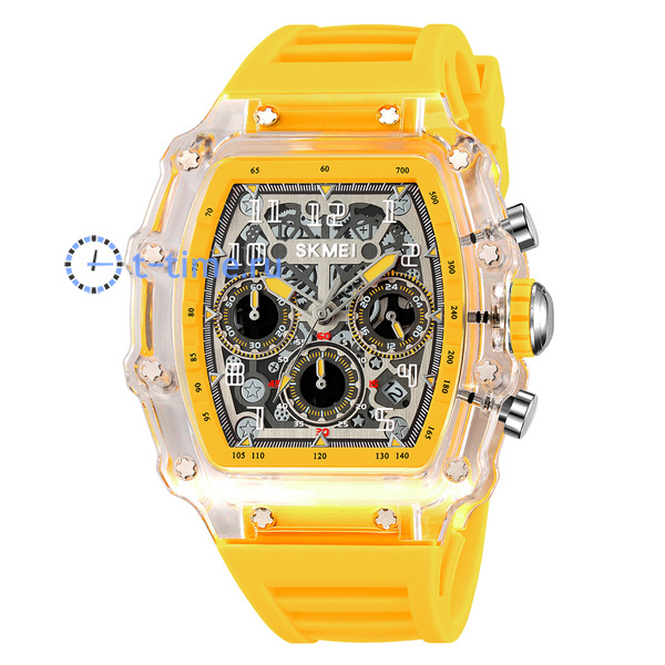 Skmei 2305YL white transparent yellow